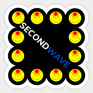 Secondwave Black 4 Sticker